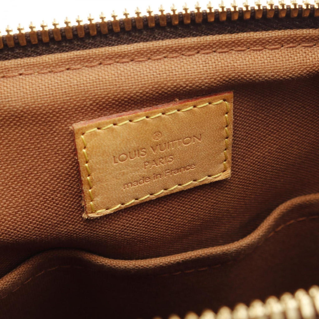 Louis Vuitton Brown Monogram Coated Canvas Handbag (Pre-Owned)