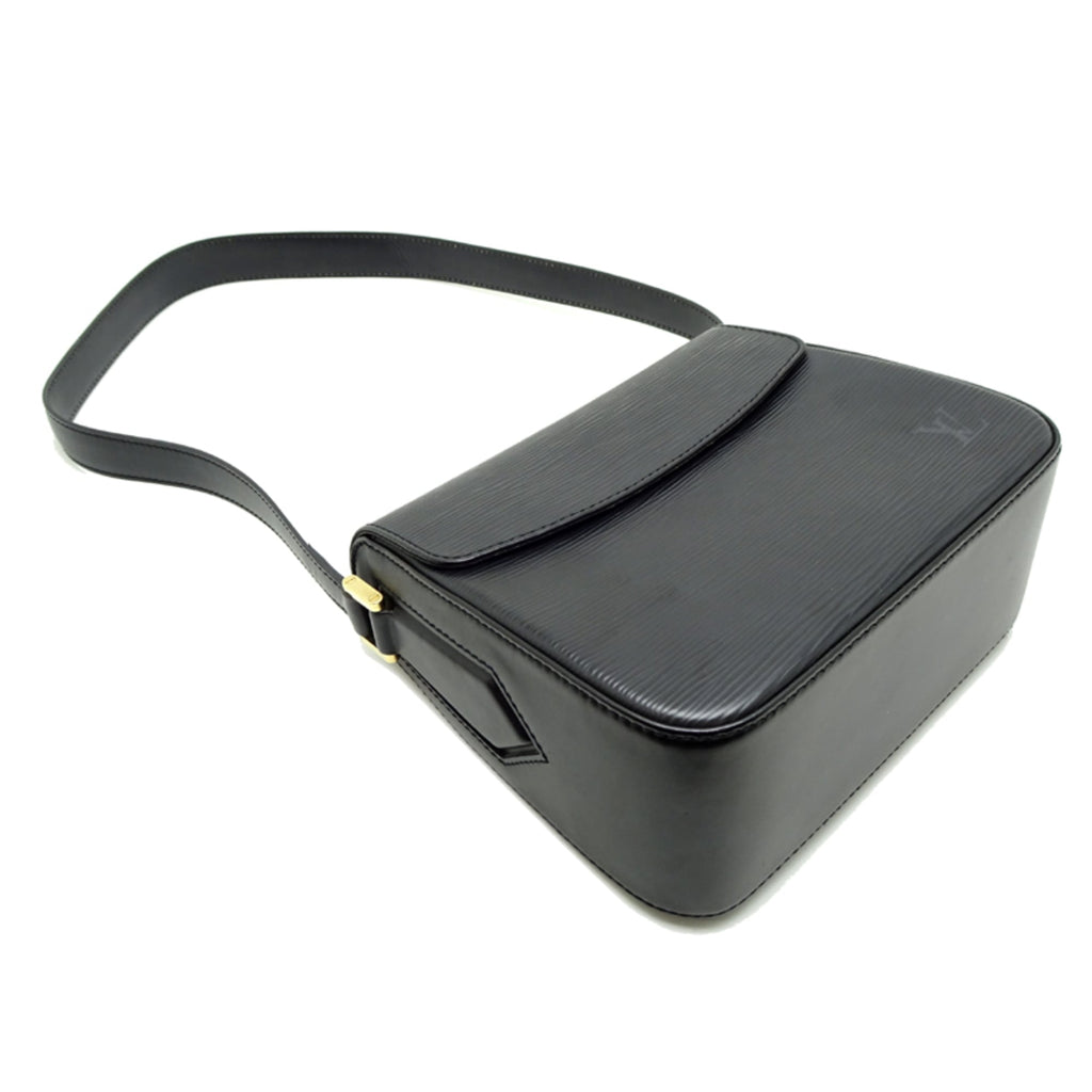 Louis Vuitton Black Noir Epi Leather Shoulder Bag (Pre-Owned)