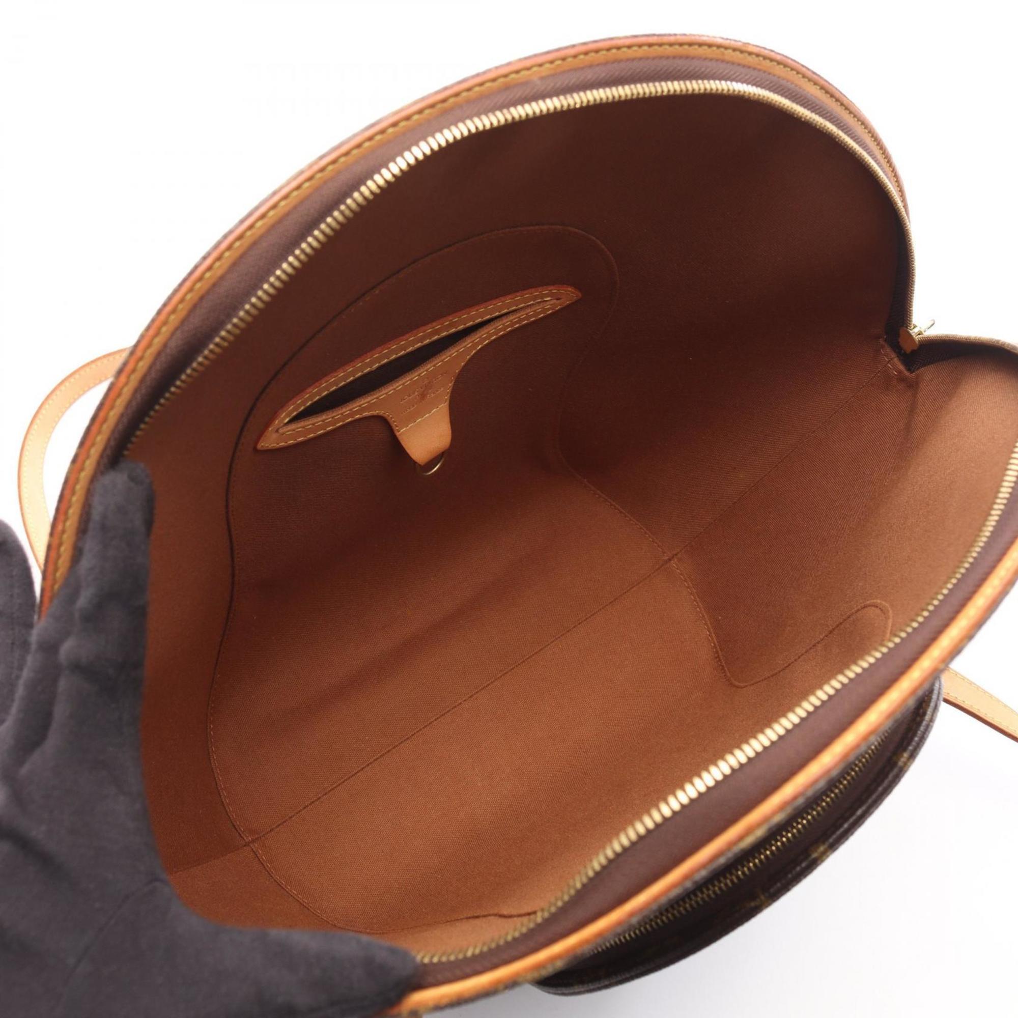 Louis Vuitton Brown Coated Canvas Leather Shoulder Bag (Pre-Owned)