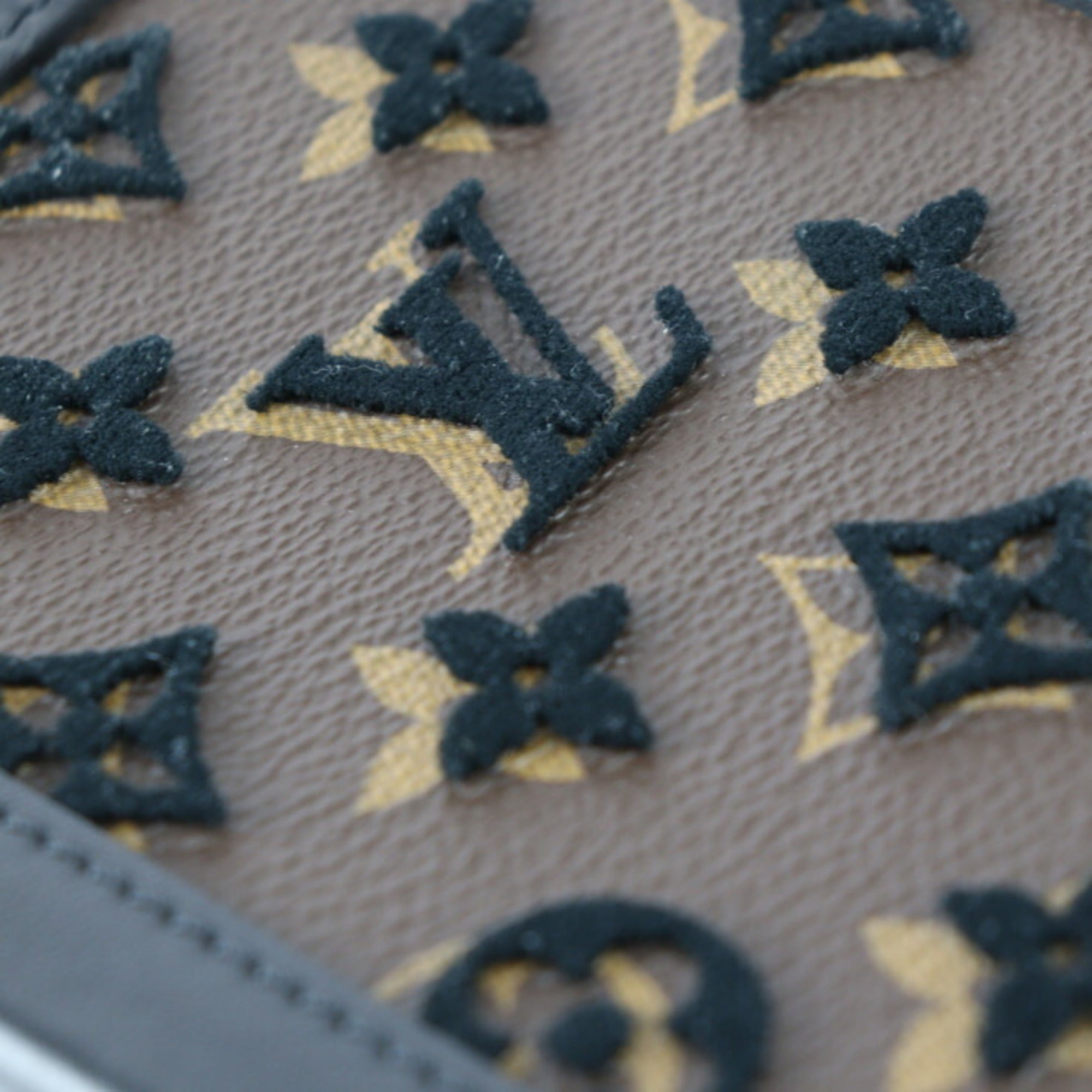 Louis Vuitton Black Brown Monogram Monogram Handbag Pochette Shoulder Bag (Pre-Owned)