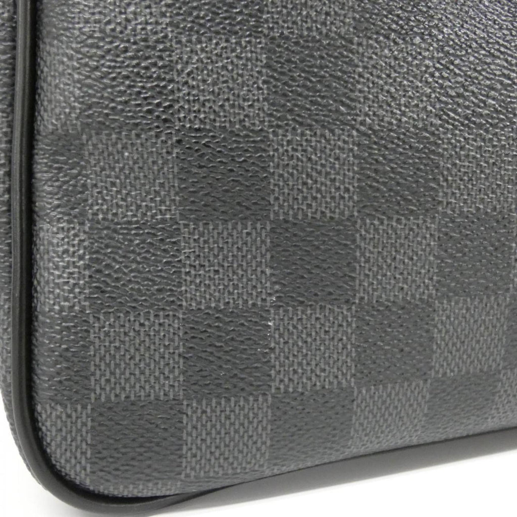 Louis Vuitton Graphite Coated Canvas Shoulder Bag (Pre-Owned)