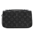 Louis Vuitton Black Monogram Eclipse Long Wallet (Bi-Fold) (Pre-Owned)