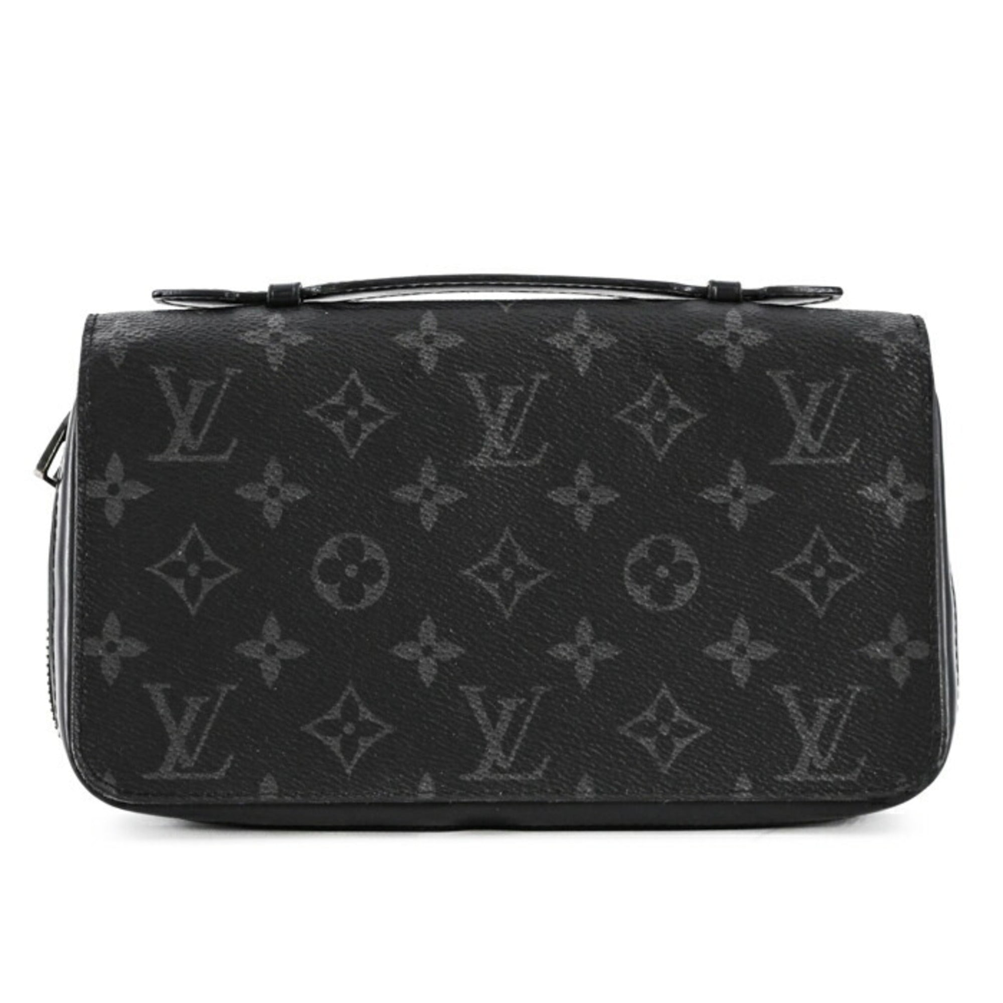 Louis Vuitton Black Monogram Eclipse Long Wallet (Bi-Fold) (Pre-Owned)