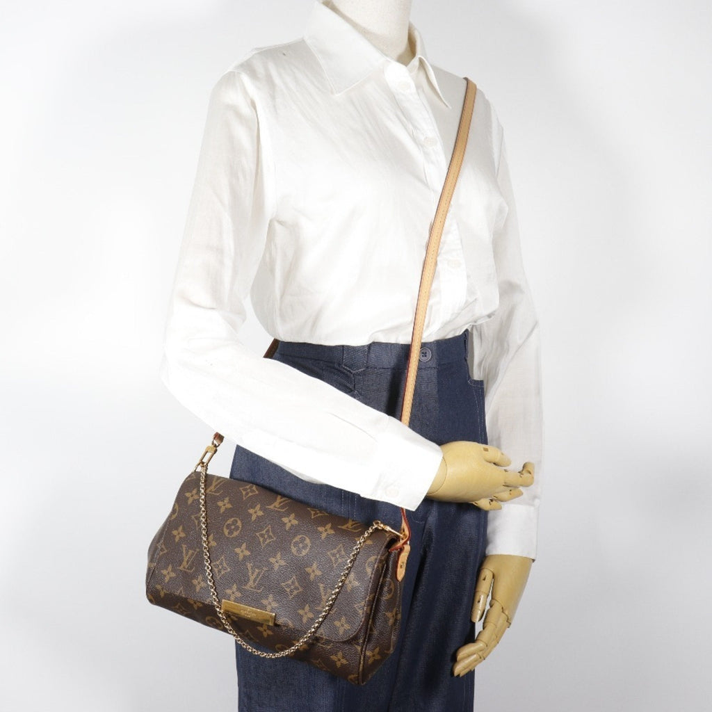 Louis Vuitton Brown Monogram Shoulder Bag (Pre-Owned)