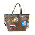 Louis Vuitton Black Brown Monogram Shoulder Bag Tote Bag (Pre-Owned)