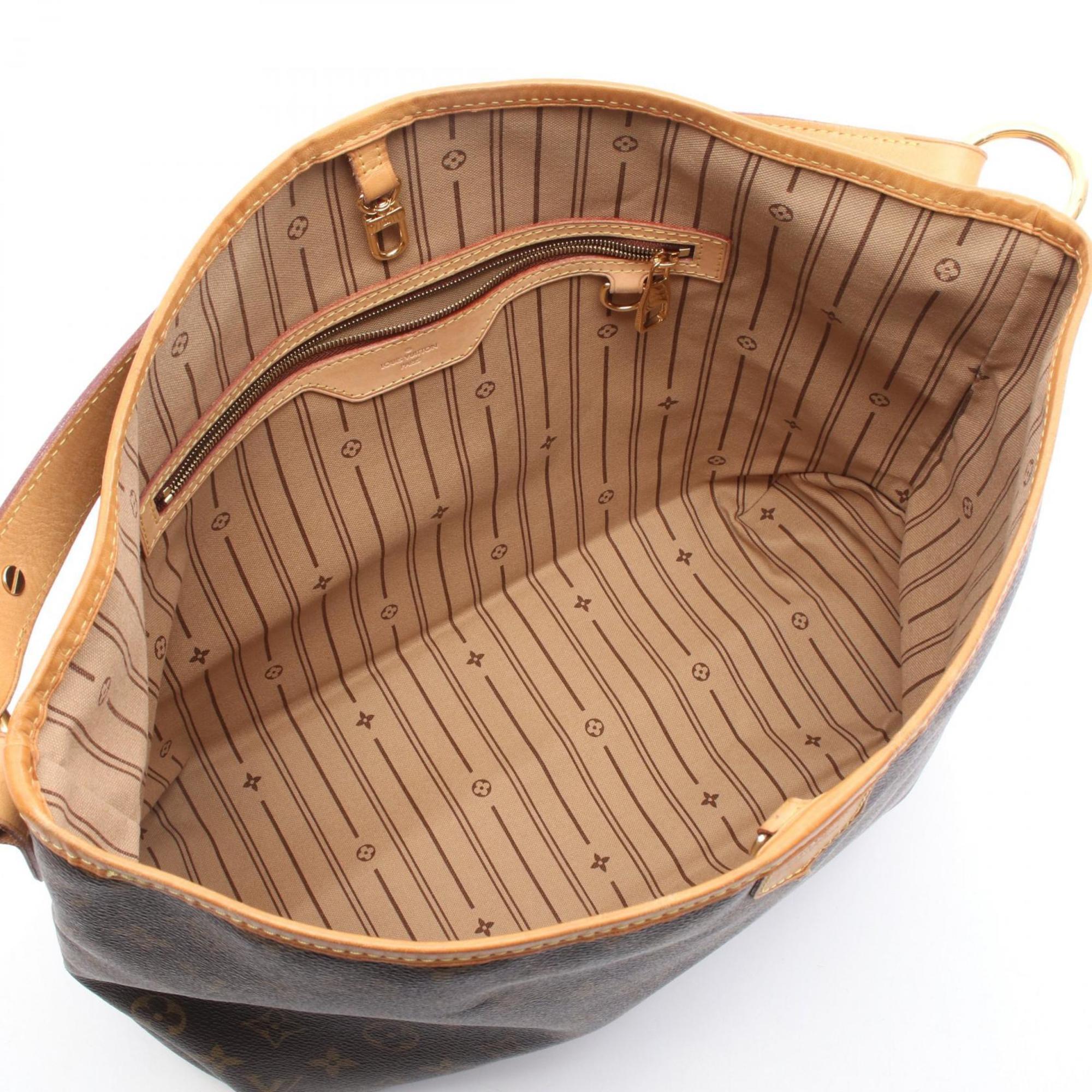 Louis Vuitton Brown Monogram Coated Canvas Leather Shoulder Bag (Pre-Owned)