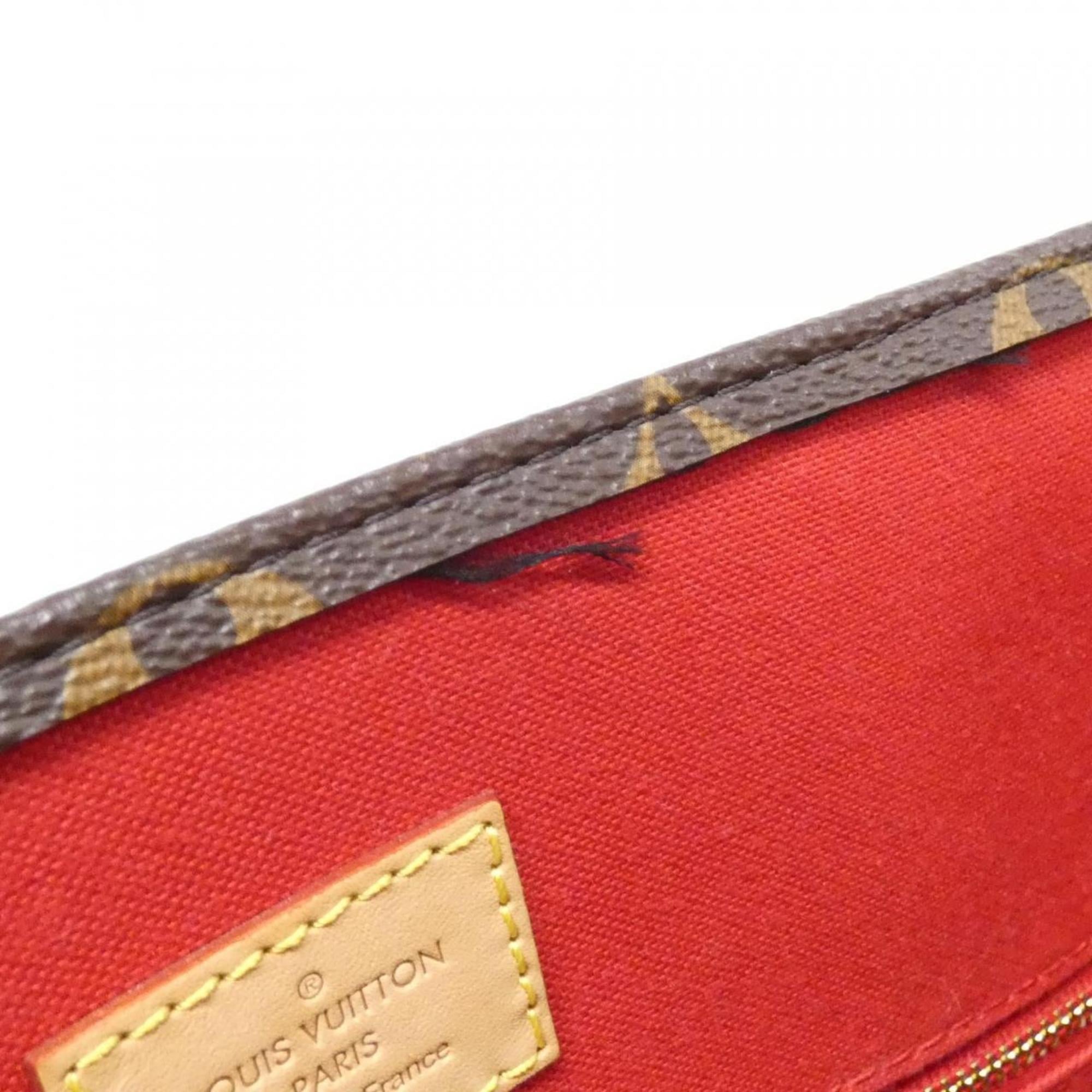 Louis Vuitton Brown Marron Coated Canvas Handbag (Pre-Owned)