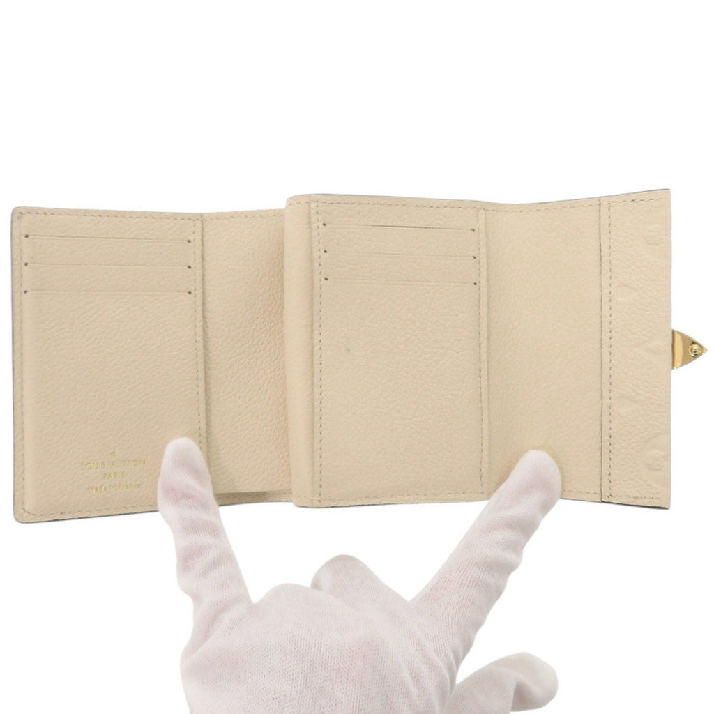Louis Vuitton Monogram Empreinte Gold Monogram White Monogram Empreinte Wallet (Tri-Fold) (Pre-Owned)