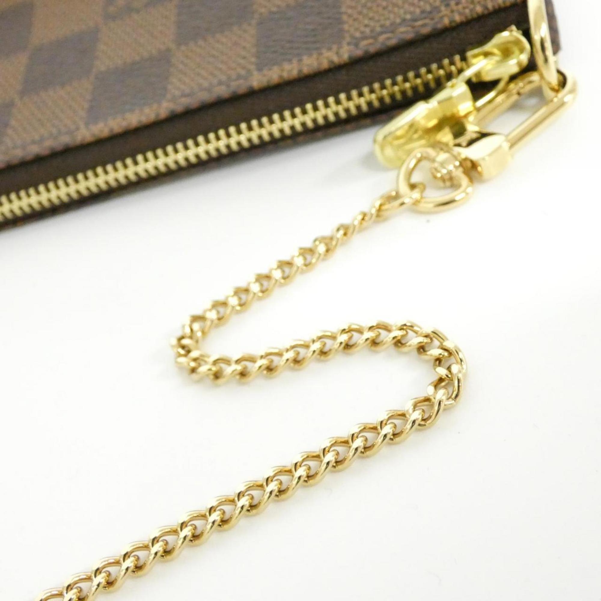 Louis Vuitton Ebene Coated Canvas Pochette Pouch (Pre-Owned)