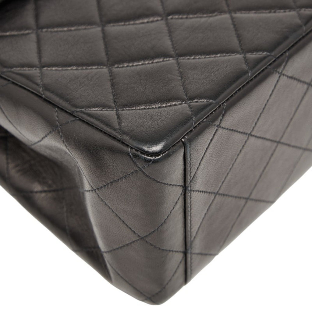 Vintage Classic Single Flap Bag Quilted Lambskin Maxi