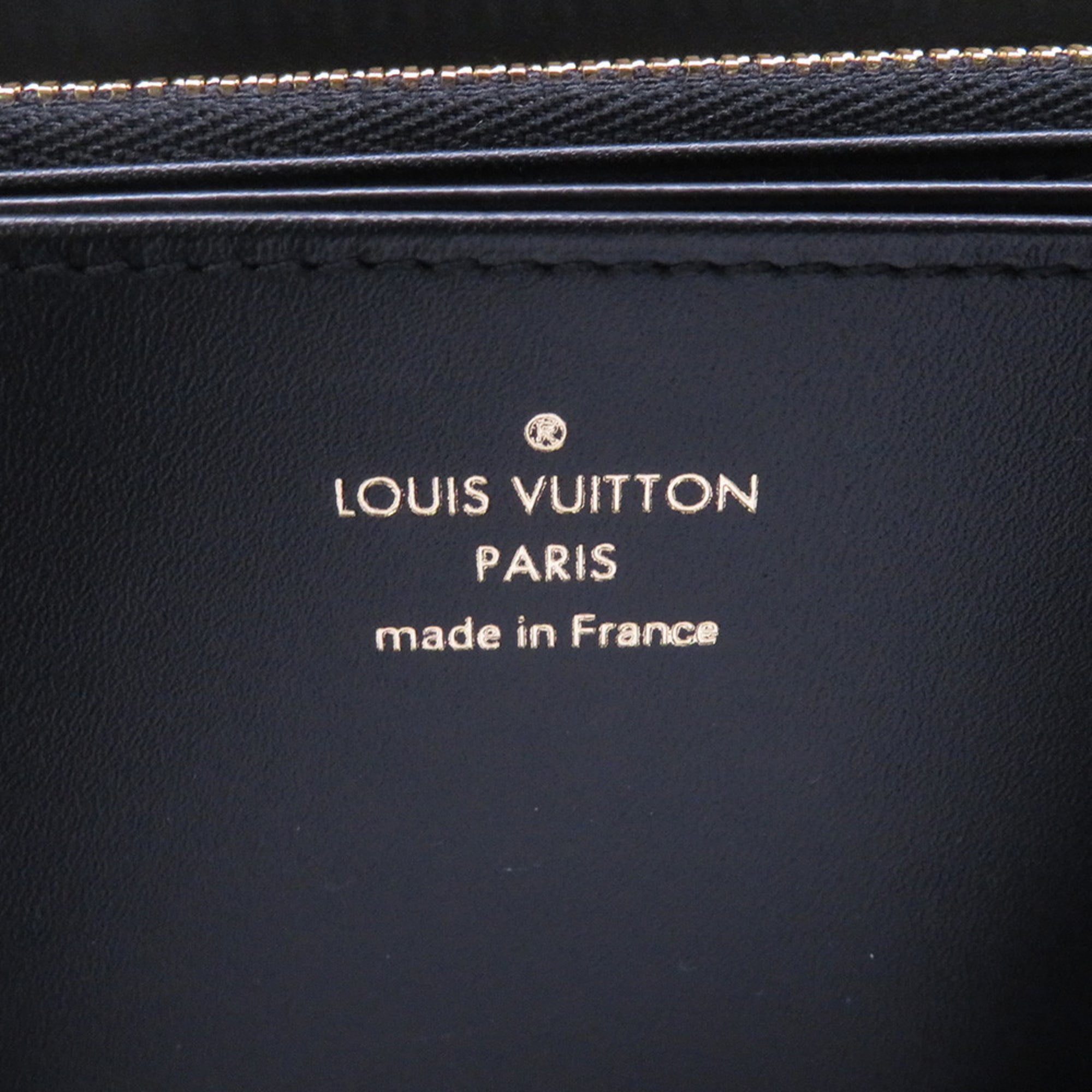 Louis Vuitton Noir Monogram Long Wallet (Bi-Fold) (Pre-Owned)