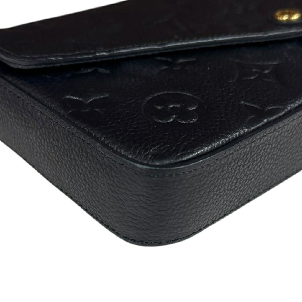 Louis Vuitton Black Monogram Empreinte Shoulder Bag (Pre-Owned)