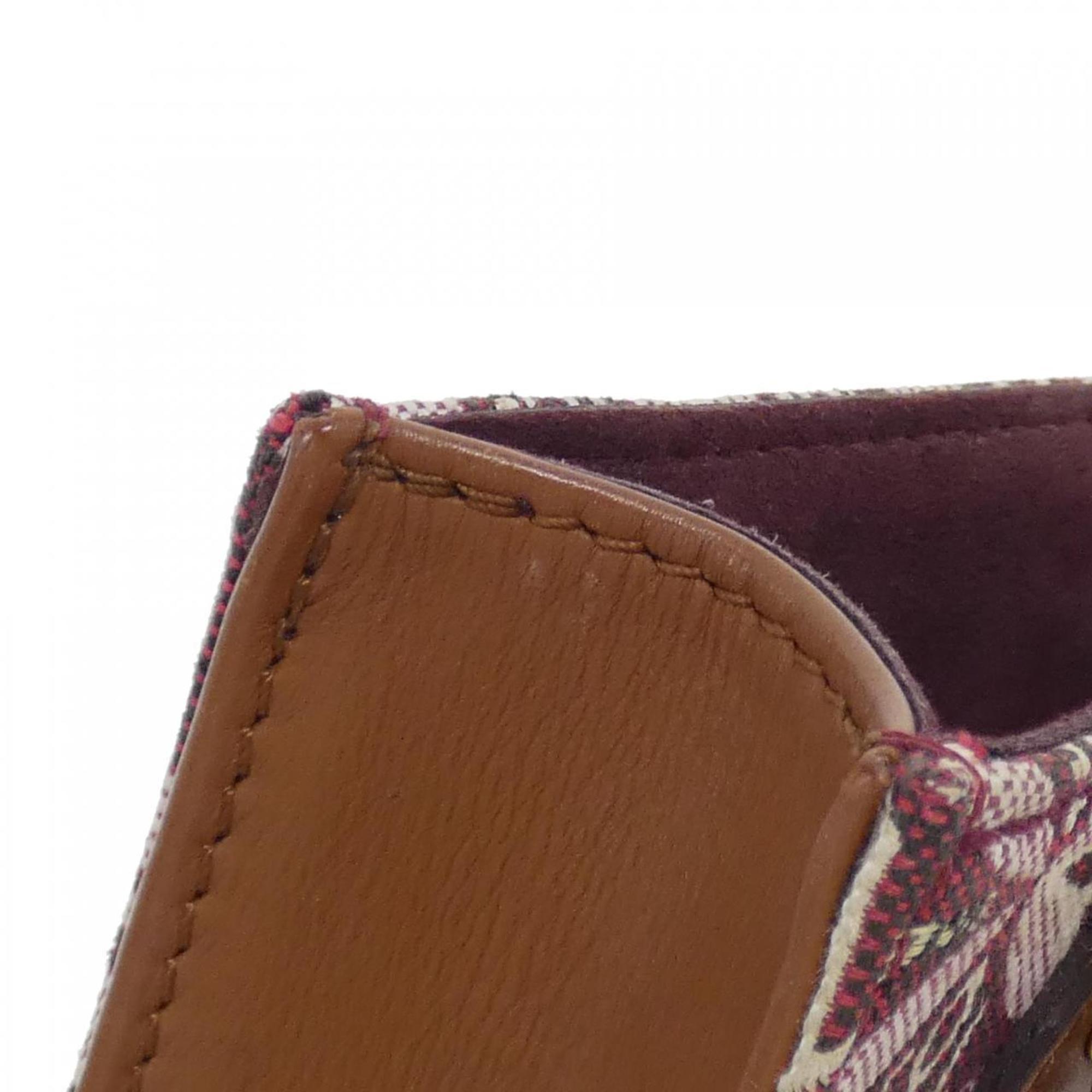 Louis Vuitton Bordeaux Jacquard Handbag (Pre-Owned)