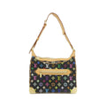 Louis Vuitton Black Multi-Color Coated Canvas Shoulder Bag (Pre-Owned)