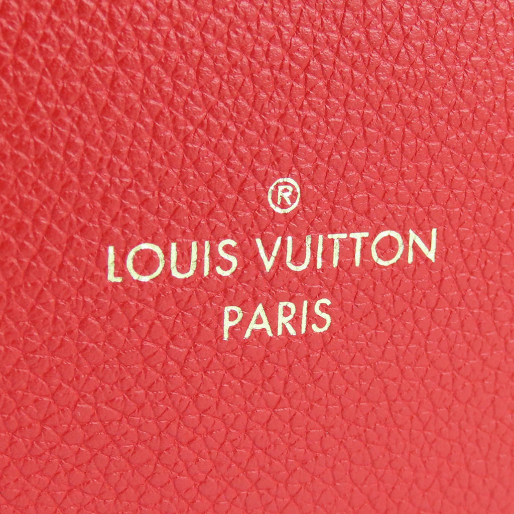 Louis Vuitton Monogram Cerise Red Brown Monogram Leather Tote Bag (Pre-Owned)