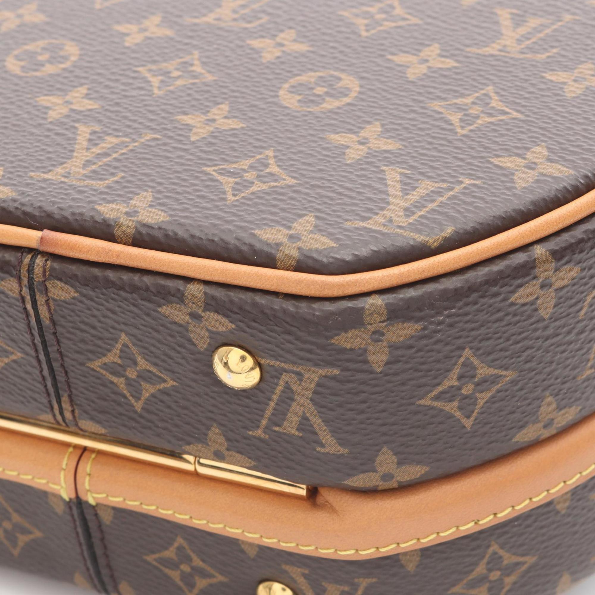 Louis Vuitton Brown Monogram Coated Canvas Handbag (Pre-Owned)