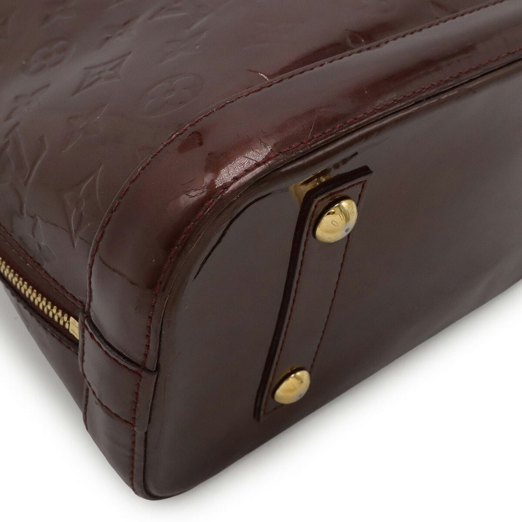 Louis Vuitton Bordeaux Rouge Fauviste Monogram Vernis Handbag (Pre-Owned)