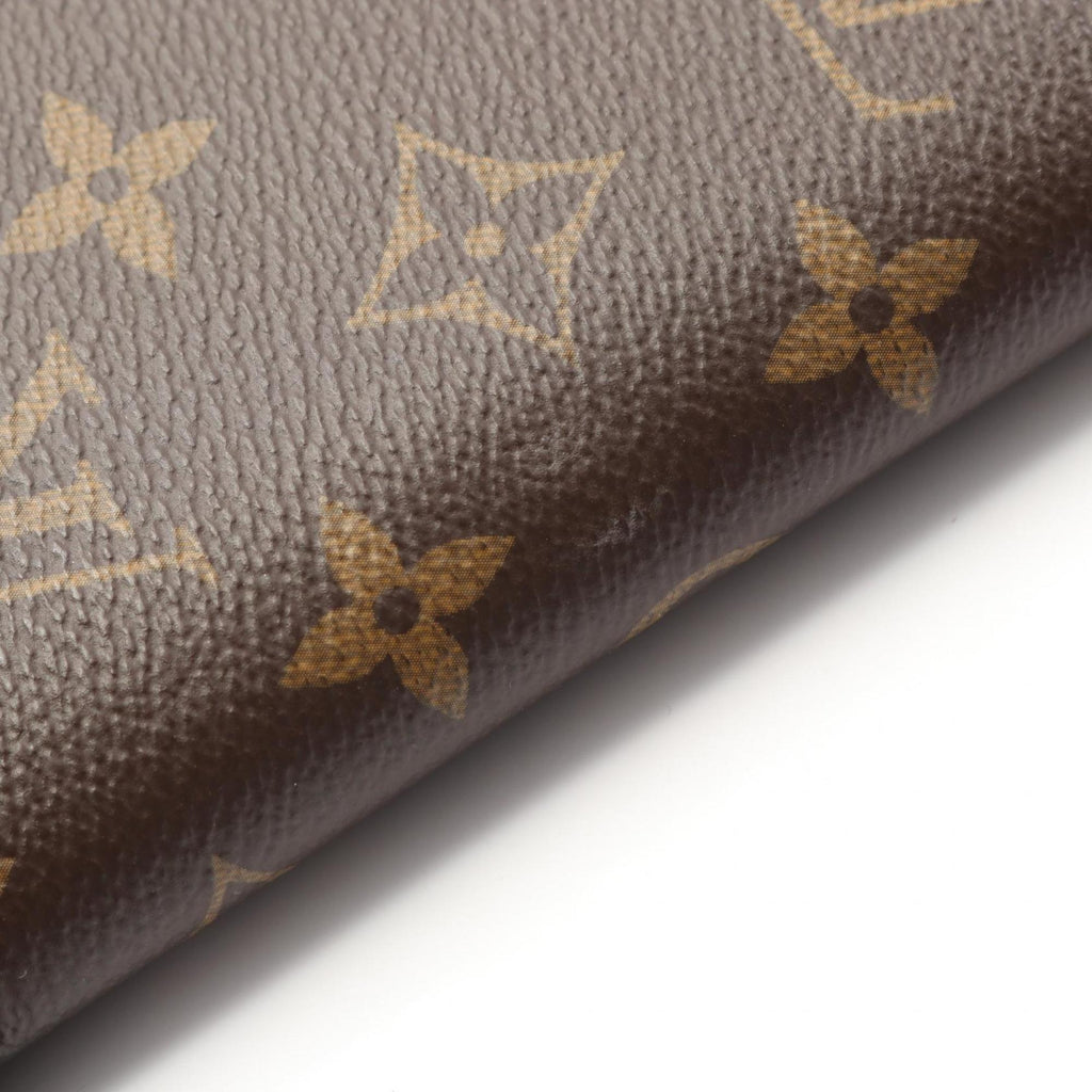Louis Vuitton Brown Multi-Color Coated Canvas Long Wallet (Bi-Fold) (Pre-Owned)