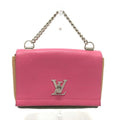 Louis Vuitton Lockme Ii Beige Khaki Pink Leather Handbag Shoulder Bag (Pre-Owned)
