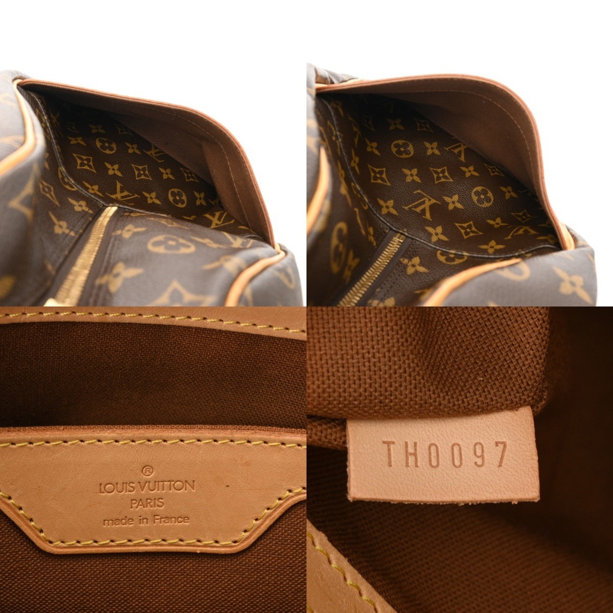 Louis Vuitton Brown Monogram Canvas Boston Bag (Pre-Owned)