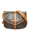 Louis Vuitton Brown Pvc Leather Shoulder Bag (Pre-Owned)
