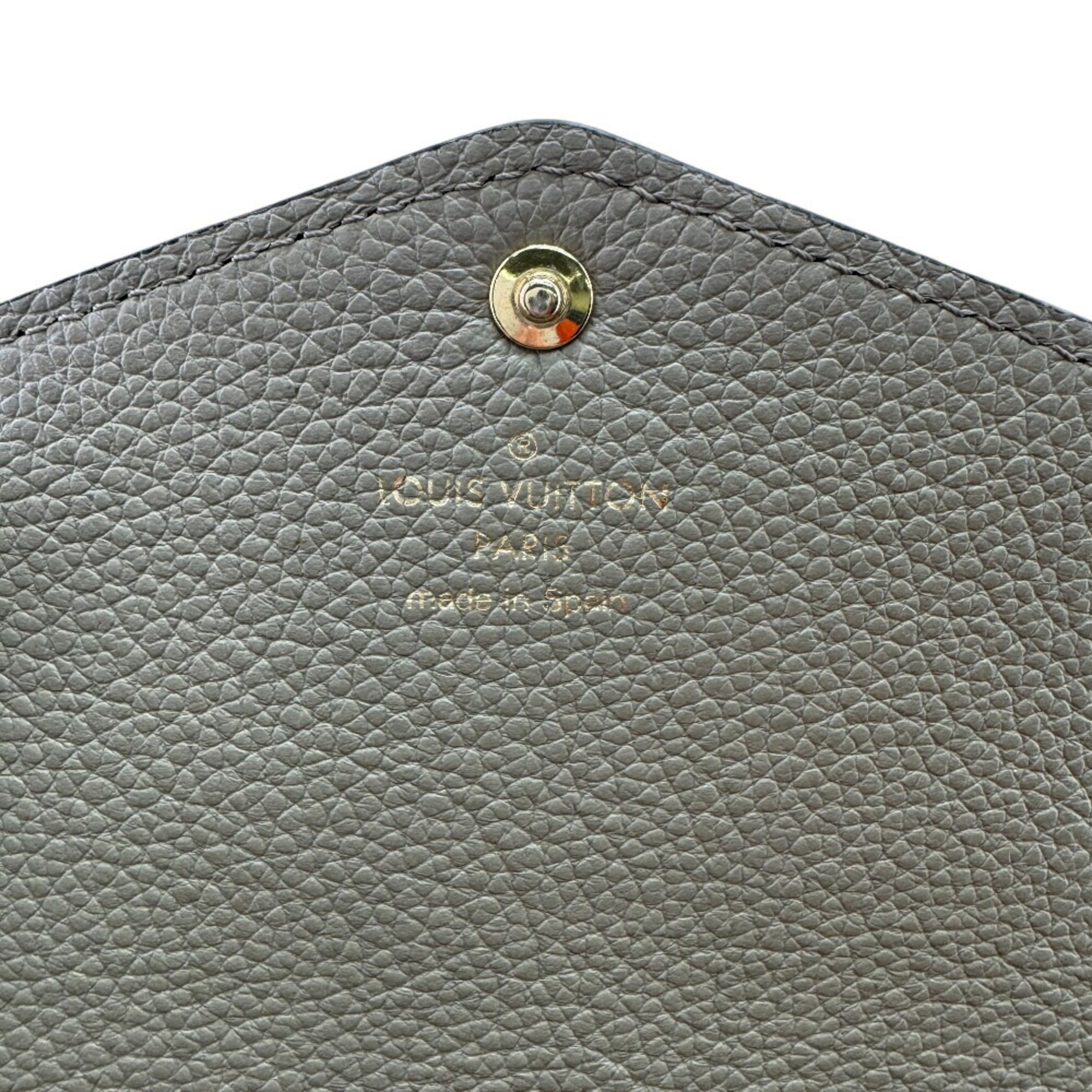 Louis Vuitton Beige Galle Monogram Empreinte Leather Long Wallet (Bi-Fold) (Pre-Owned)
