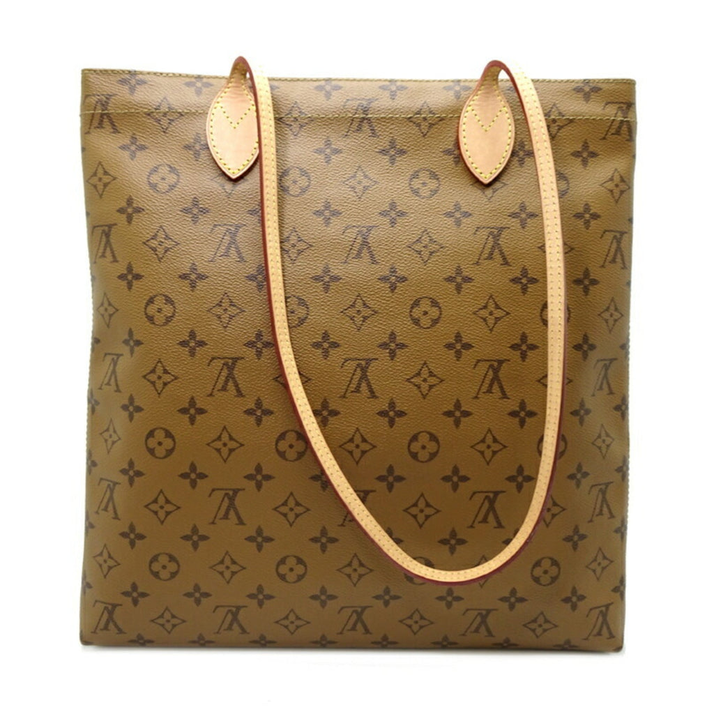 Louis Vuitton Brown Monogram Reverse Pouch Tote Bag (Pre-Owned)