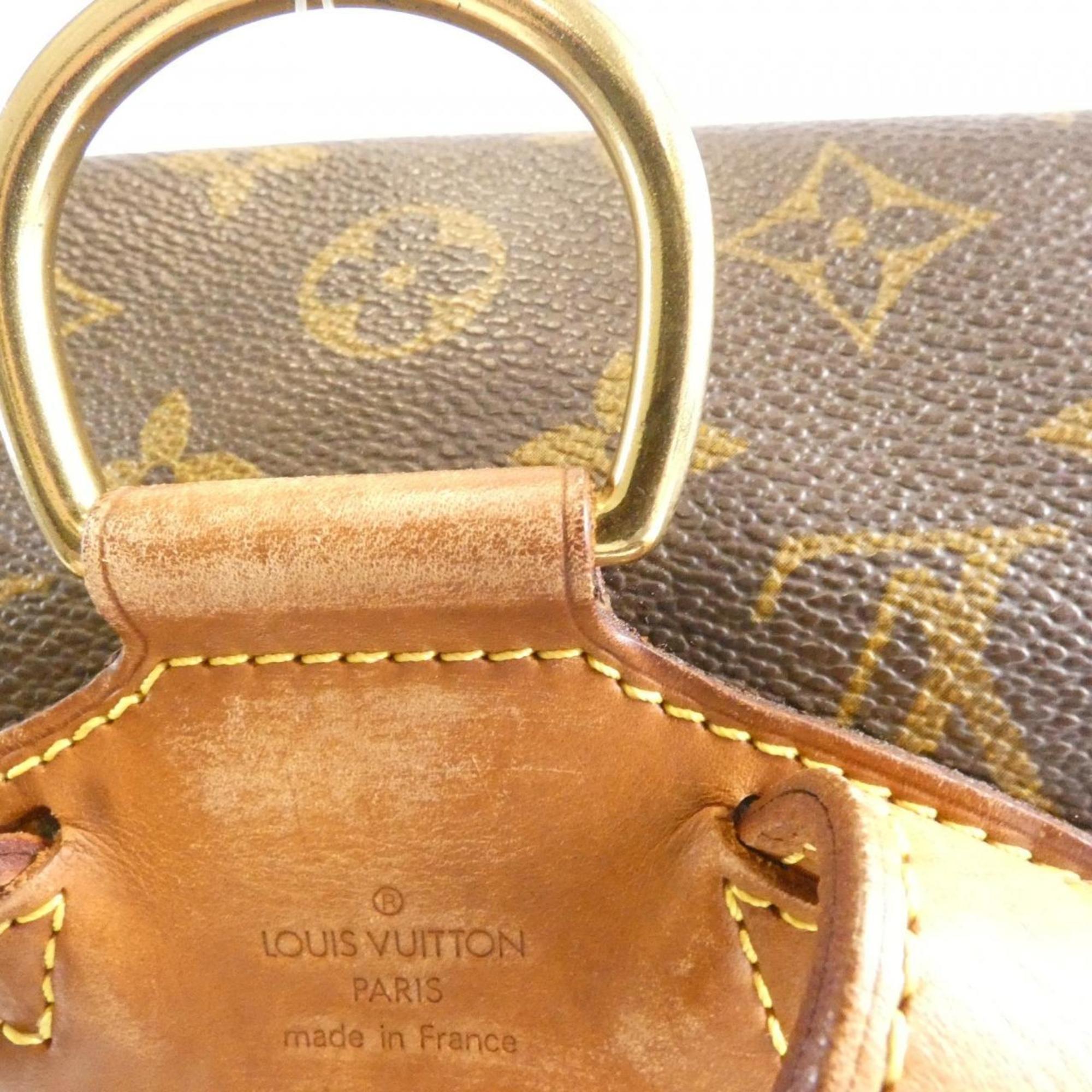 Louis Vuitton Marron Coated Canvas Backpack (Pre-Owned)
