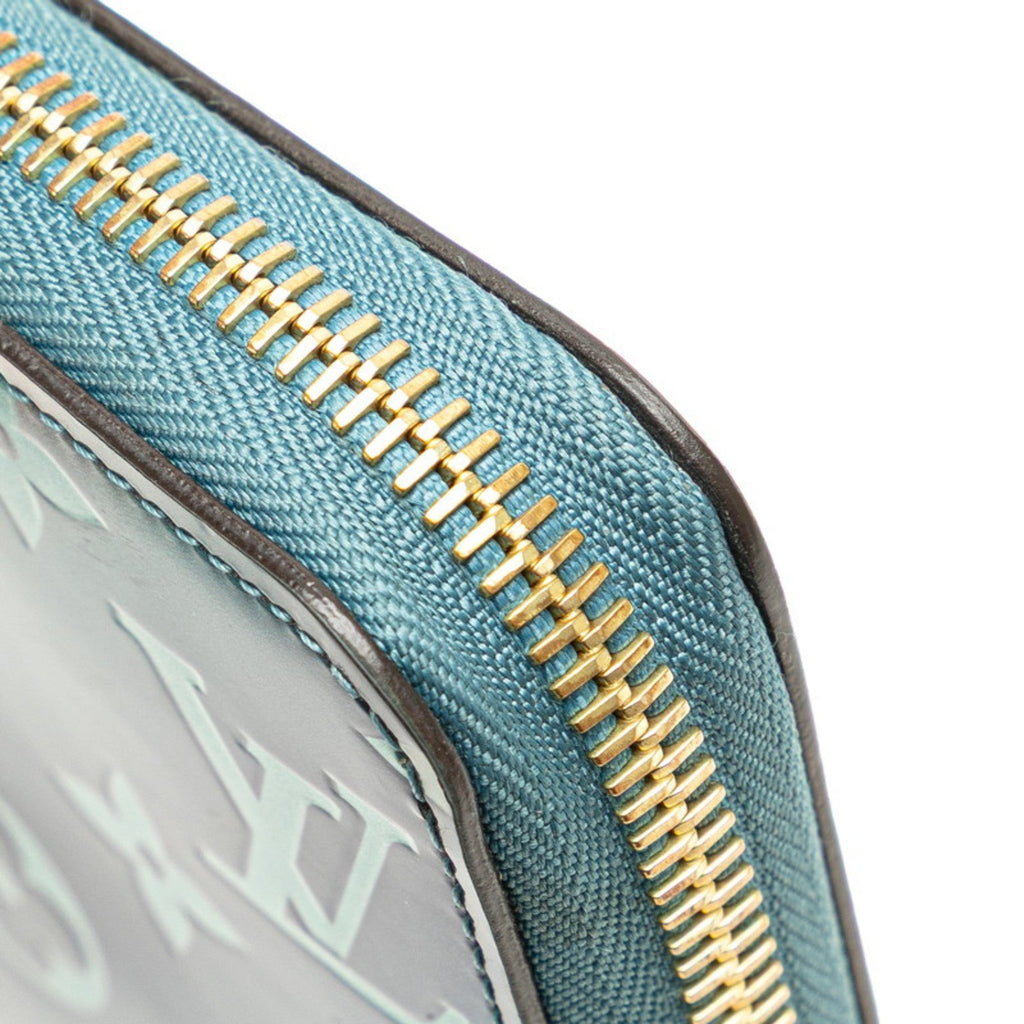 Louis Vuitton Blue Multi-Color Pink Patent Leather Long Wallet (Bi-Fold) (Pre-Owned)