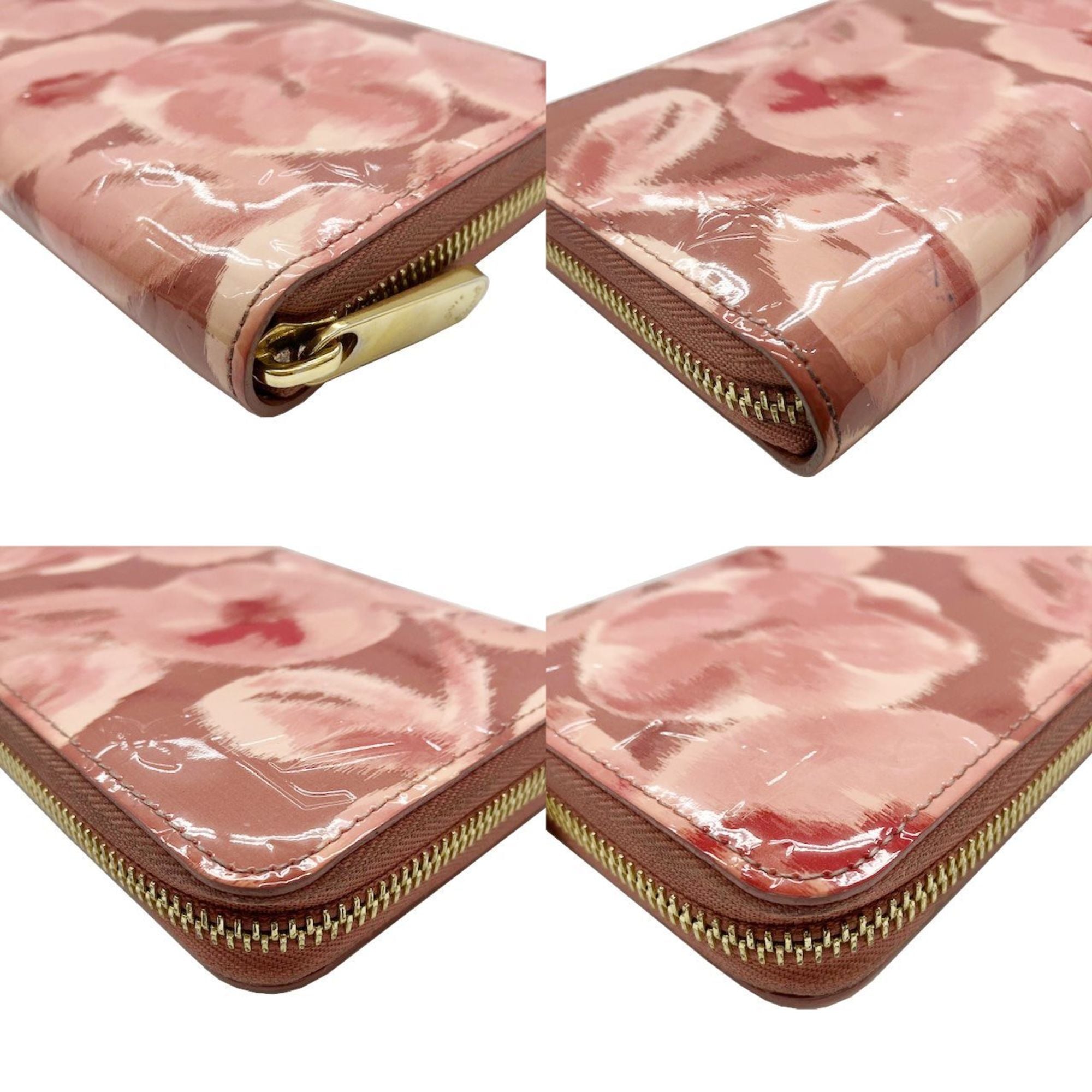 Louis Vuitton Pink Vernis Long Wallet (Bi-Fold) (Pre-Owned)
