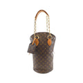 Louis Vuitton Marron Coated Canvas Handbag Shoulder Bag (Pre-Owned)