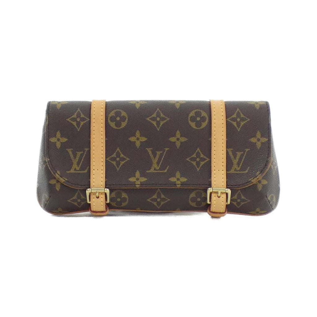 Louis Vuitton Marron Coated Canvas Fanny Pack Pochette (Pre-Owned)