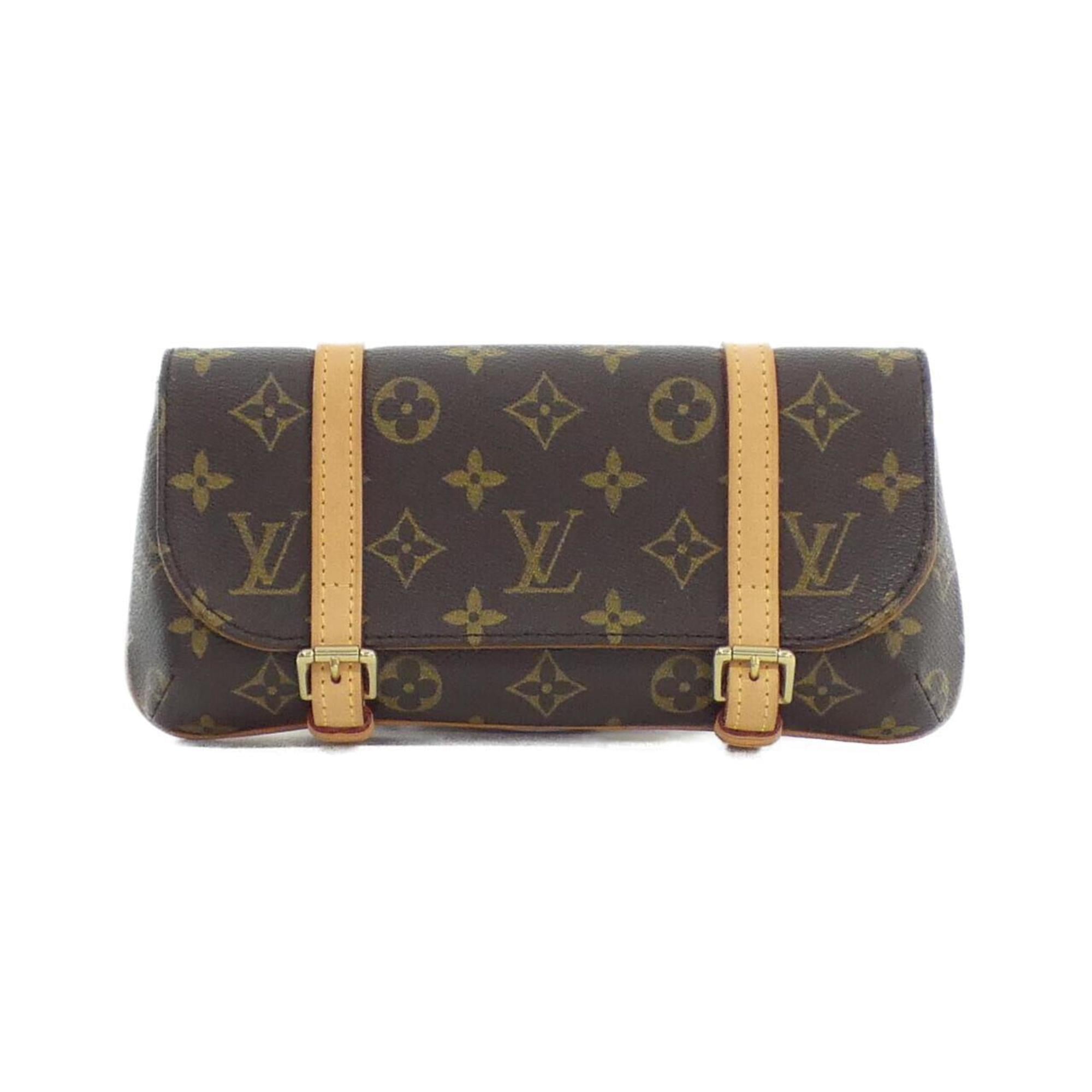 Louis Vuitton Marron Coated Canvas Fanny Pack Pochette (Pre-Owned)
