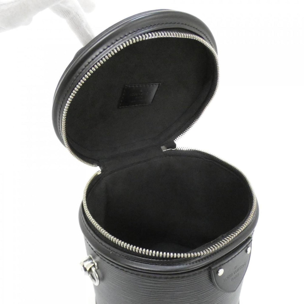 Louis Vuitton Black Leather Handbag (Pre-Owned)