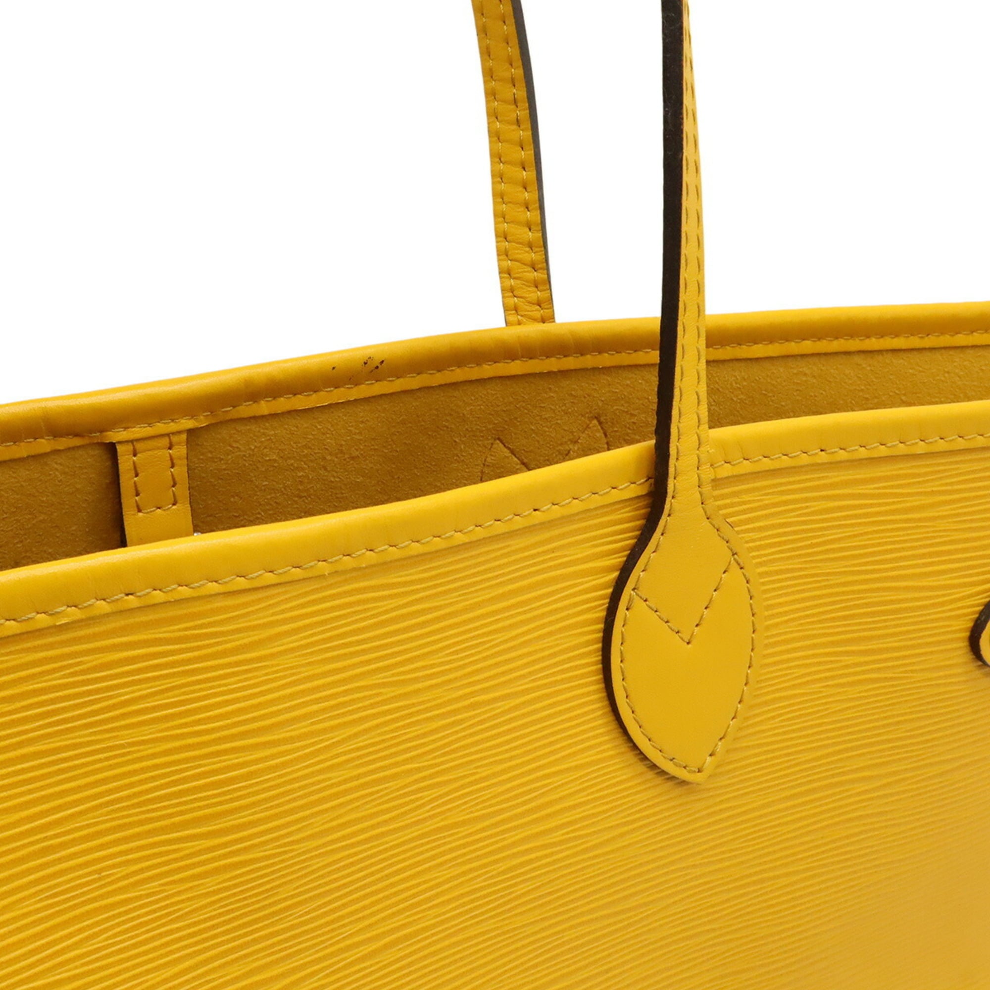 Louis Vuitton Mimosa Yellow Epi Leather Pouch Shoulder Bag Tote Bag (Pre-Owned)
