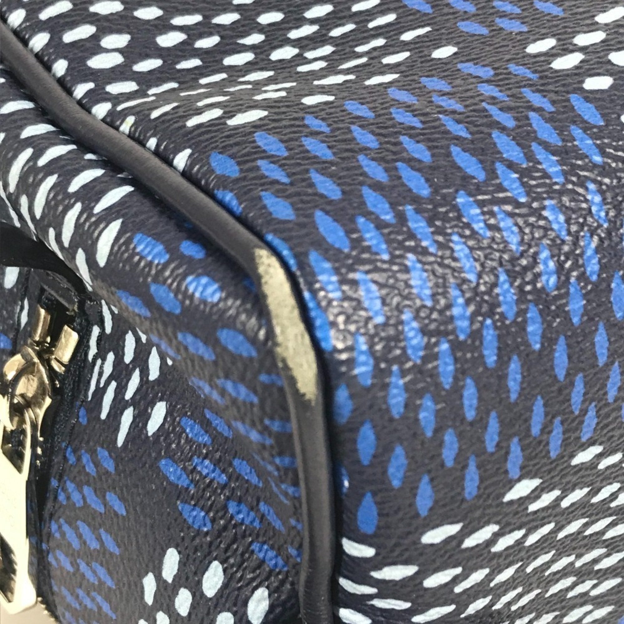 Louis Vuitton Blue Damier Canvas Clutch Bag (Pre-Owned)