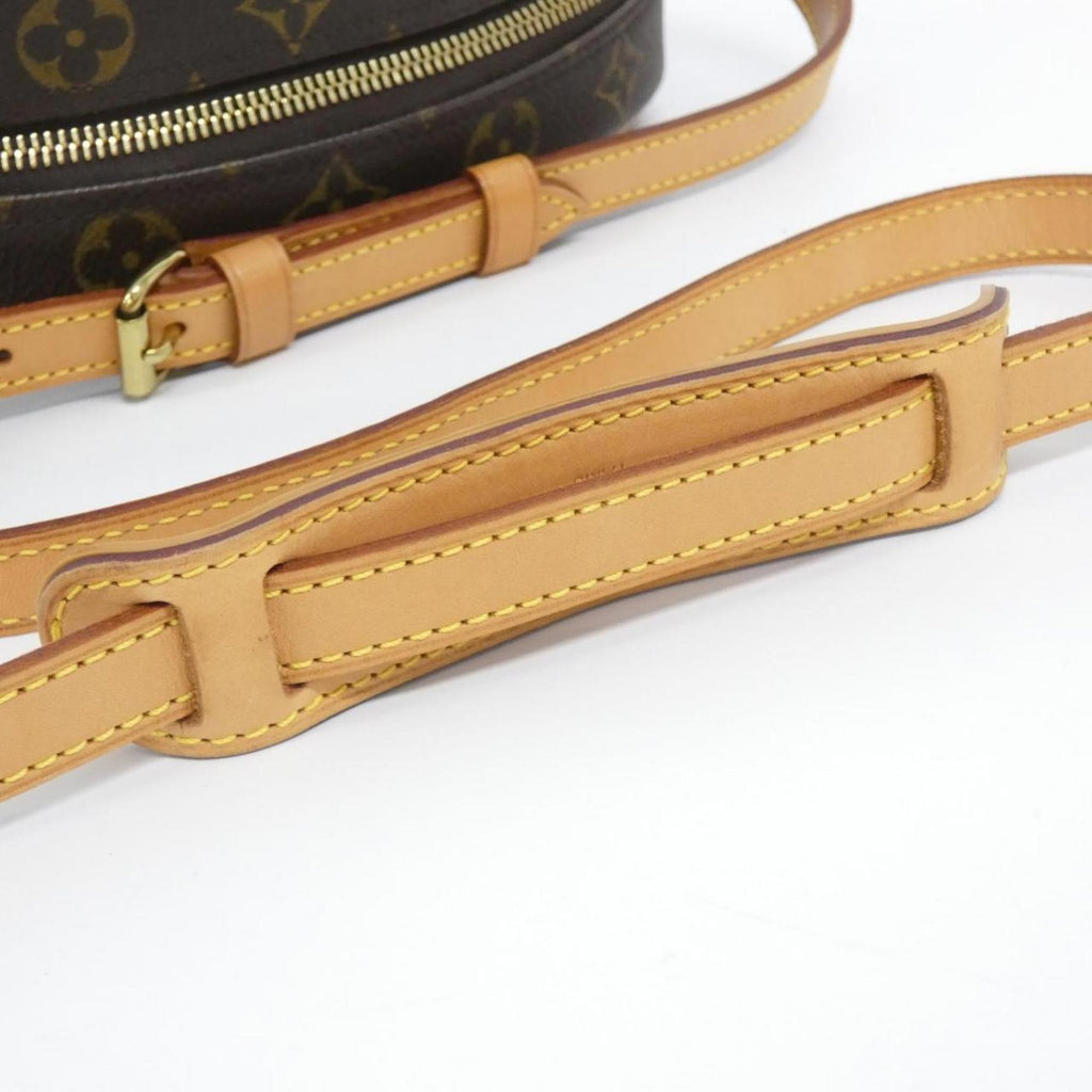 Louis Vuitton Marron Coated Canvas Shoulder Bag (Pre-Owned)