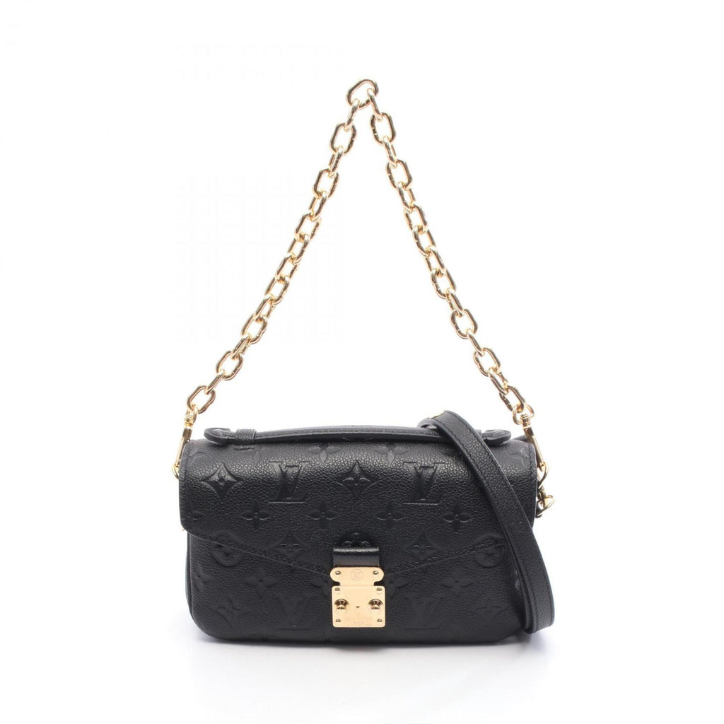 Louis Vuitton Black Noir Monogram Empreinte Handbag (Pre-Owned)