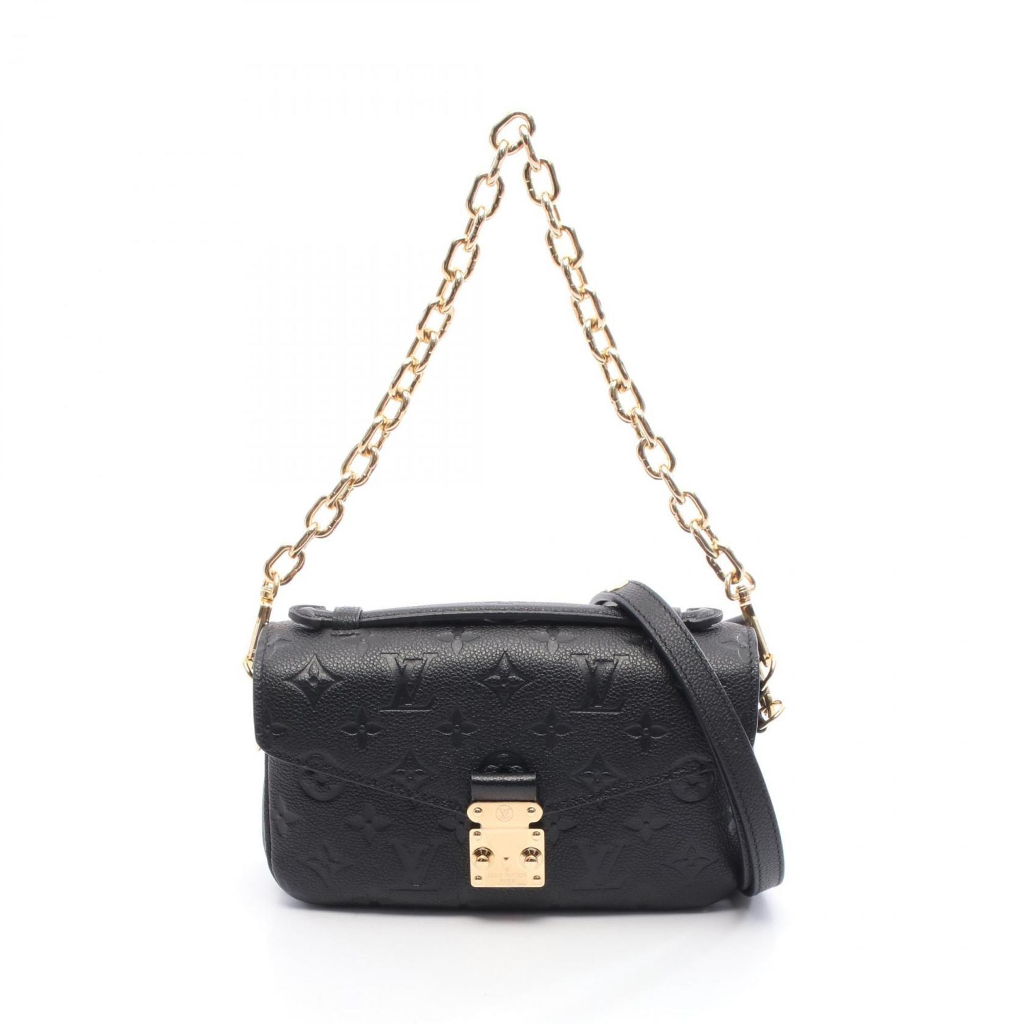 Louis Vuitton Black Noir Monogram Empreinte Handbag (Pre-Owned)