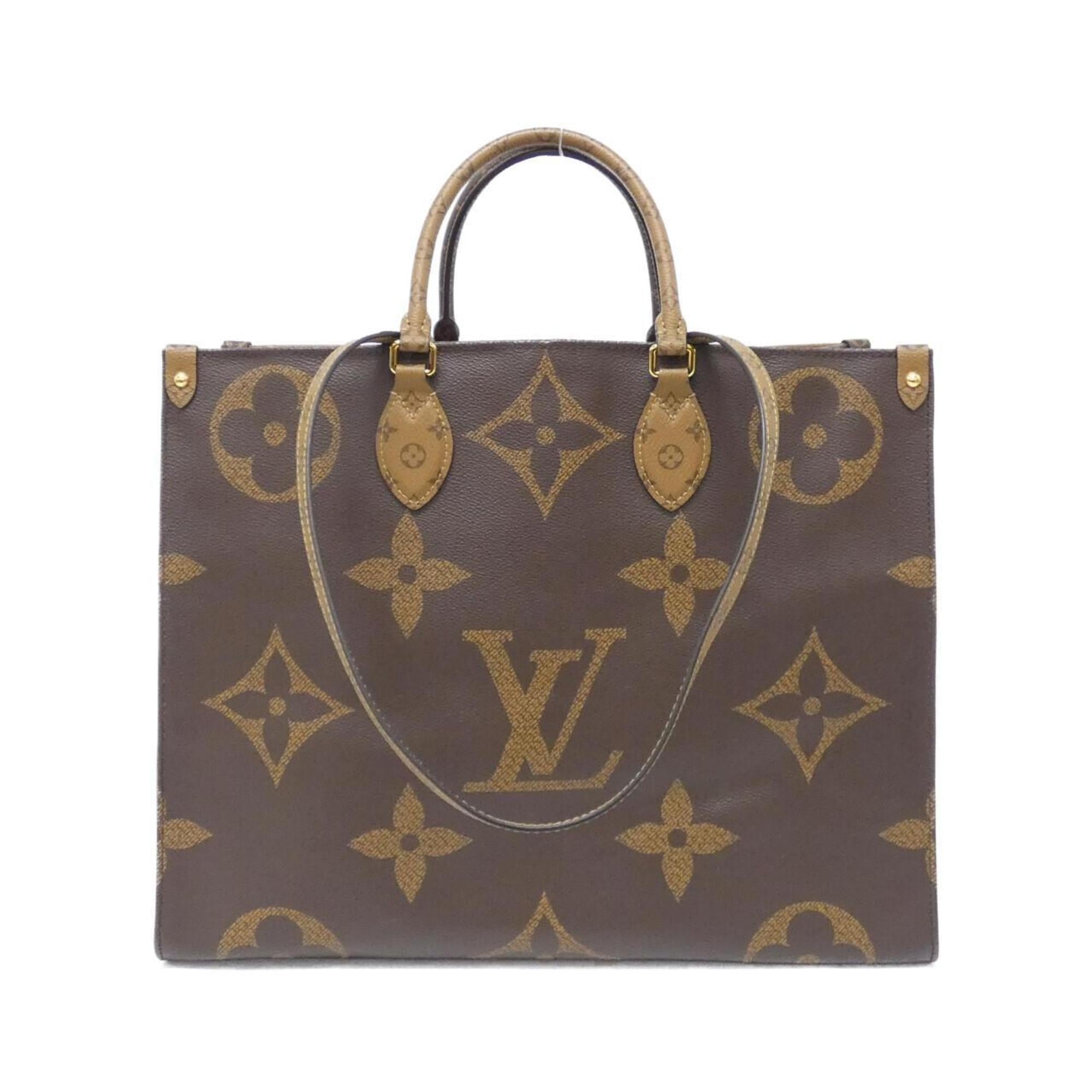 Louis Vuitton Monogram Marron Coated Canvas Handbag (Pre-Owned)