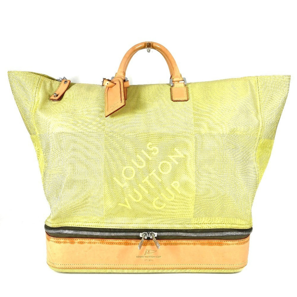 Louis Vuitton Damier Geant Yellow Damier Geant Boston Bag (Pre-Owned)
