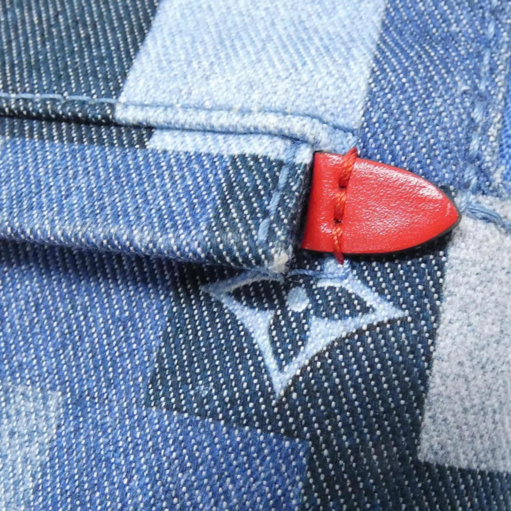 Louis Vuitton Rouge Denim Backpack (Pre-Owned)