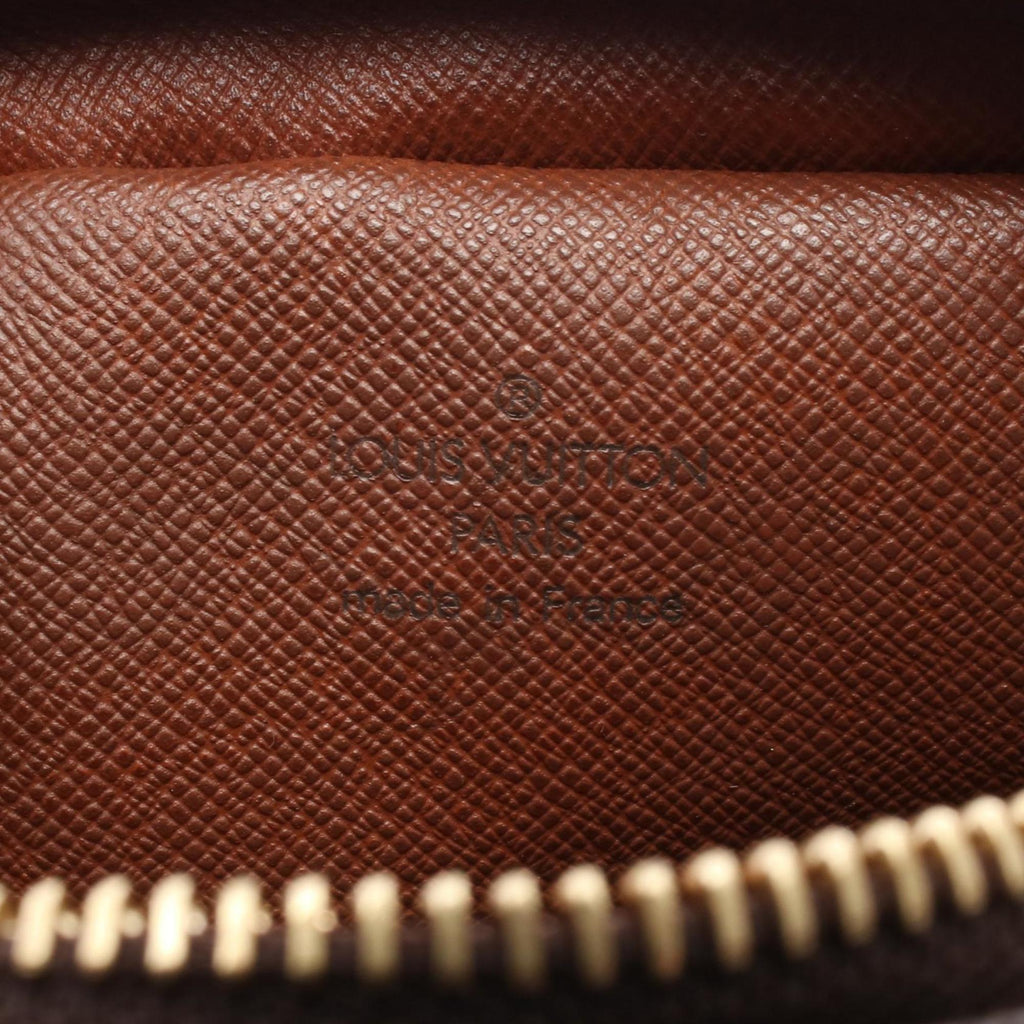 Louis Vuitton Brown Coated Canvas Leather Shoulder Bag (Pre-Owned)