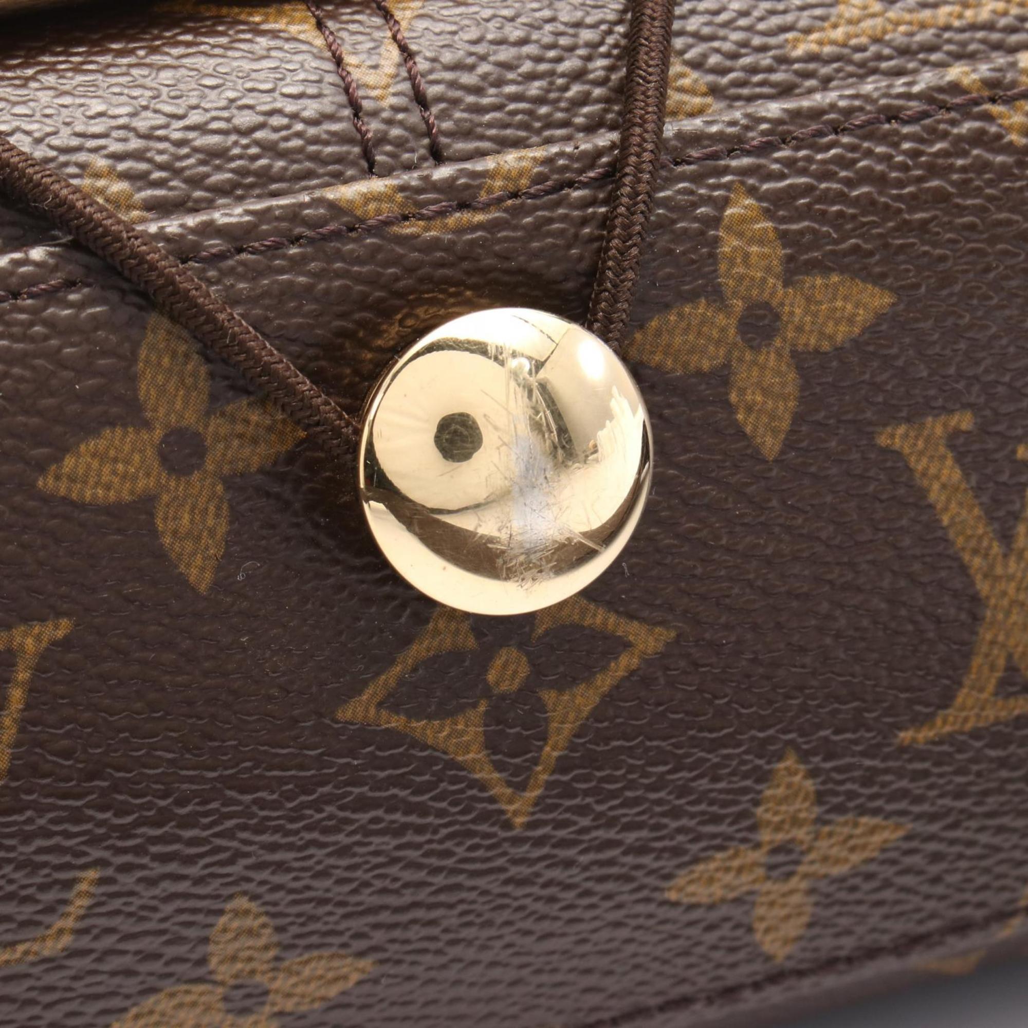 Louis Vuitton Brown Monogram Coated Canvas Shoulder Bag (Pre-Owned)