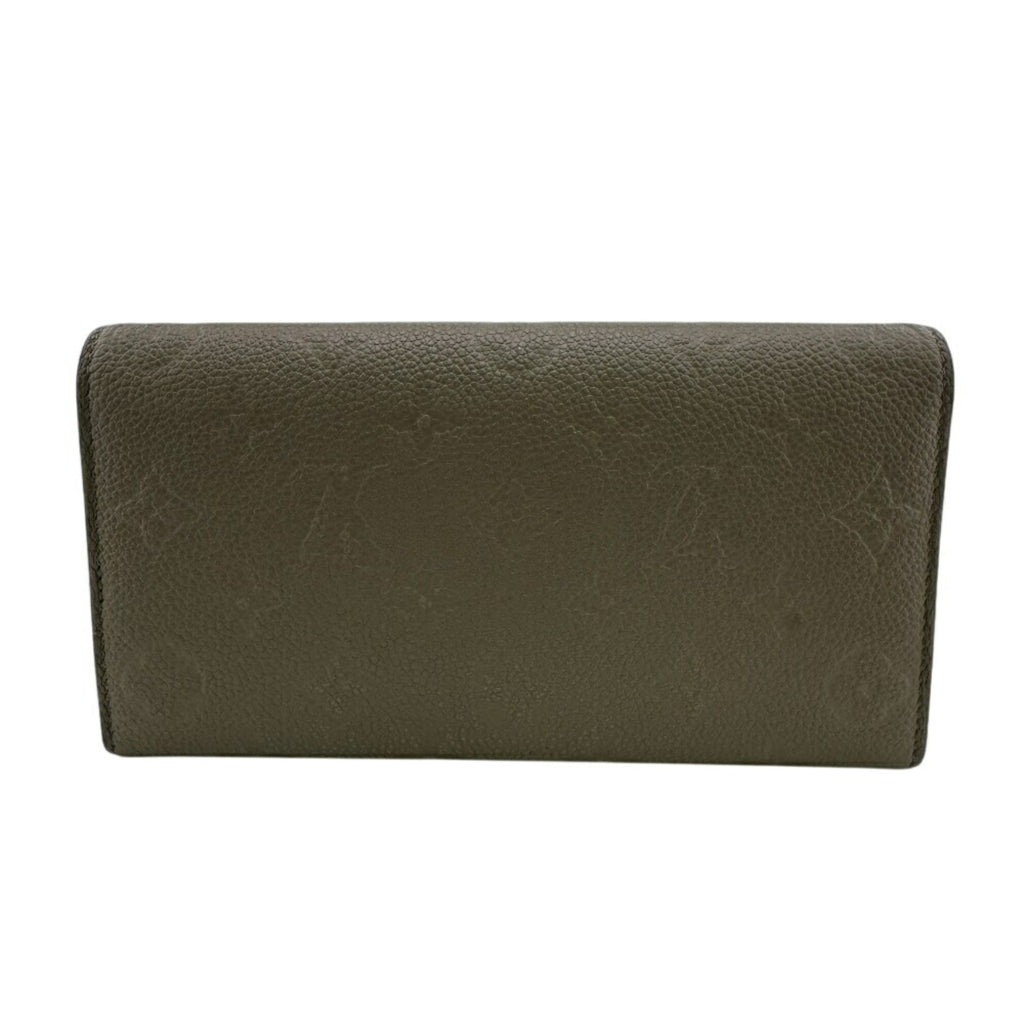 Louis Vuitton Beige Galle Monogram Empreinte Leather Long Wallet (Bi-Fold) (Pre-Owned)