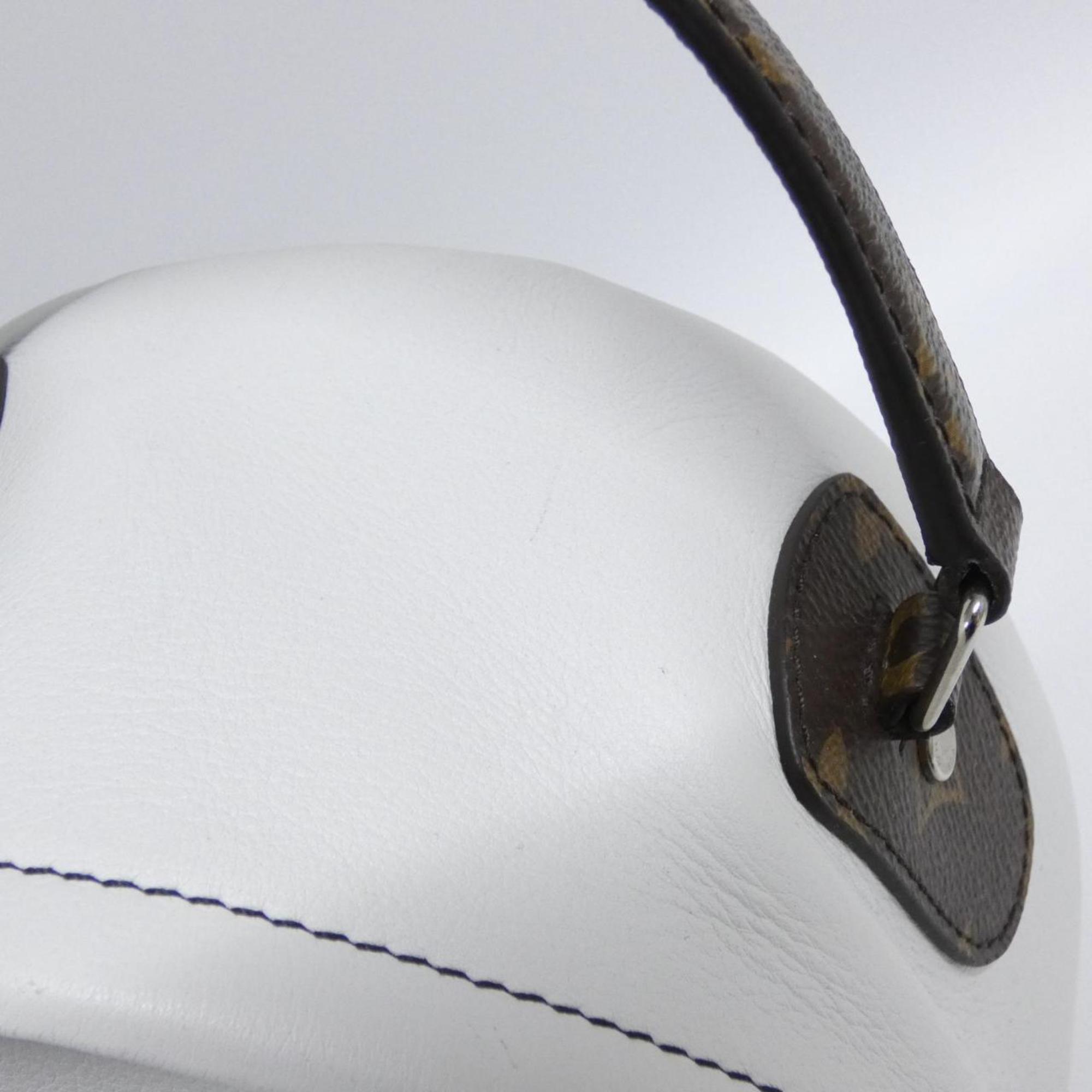 Louis Vuitton Blanc Multi-Color White Leather Backpack (Pre-Owned)