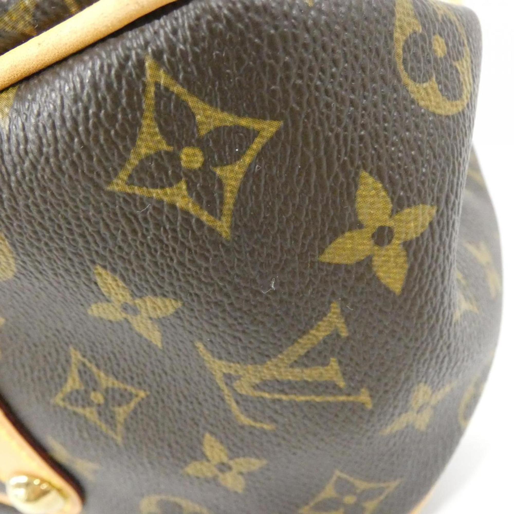 Louis Vuitton Brown Coated Canvas Shoulder Bag (Pre-Owned)