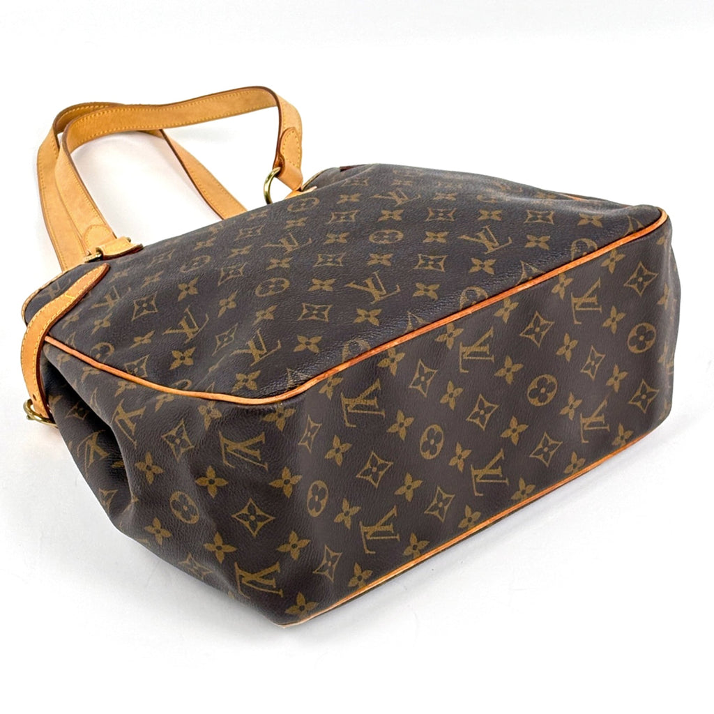 Louis Vuitton Brown Monogram Shoulder Bag Tote Bag (Pre-Owned)