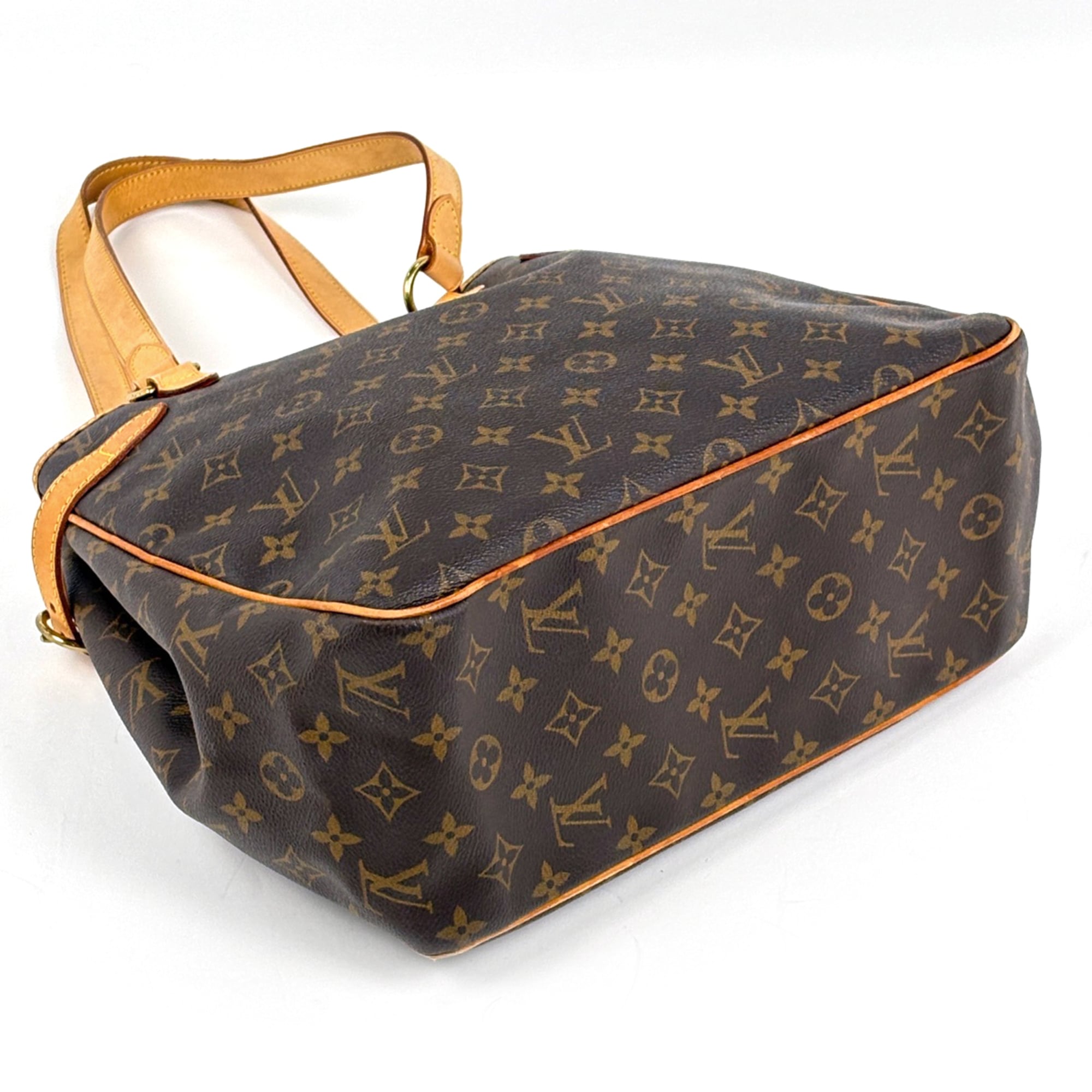 Louis Vuitton Brown Monogram Shoulder Bag Tote Bag (Pre-Owned)