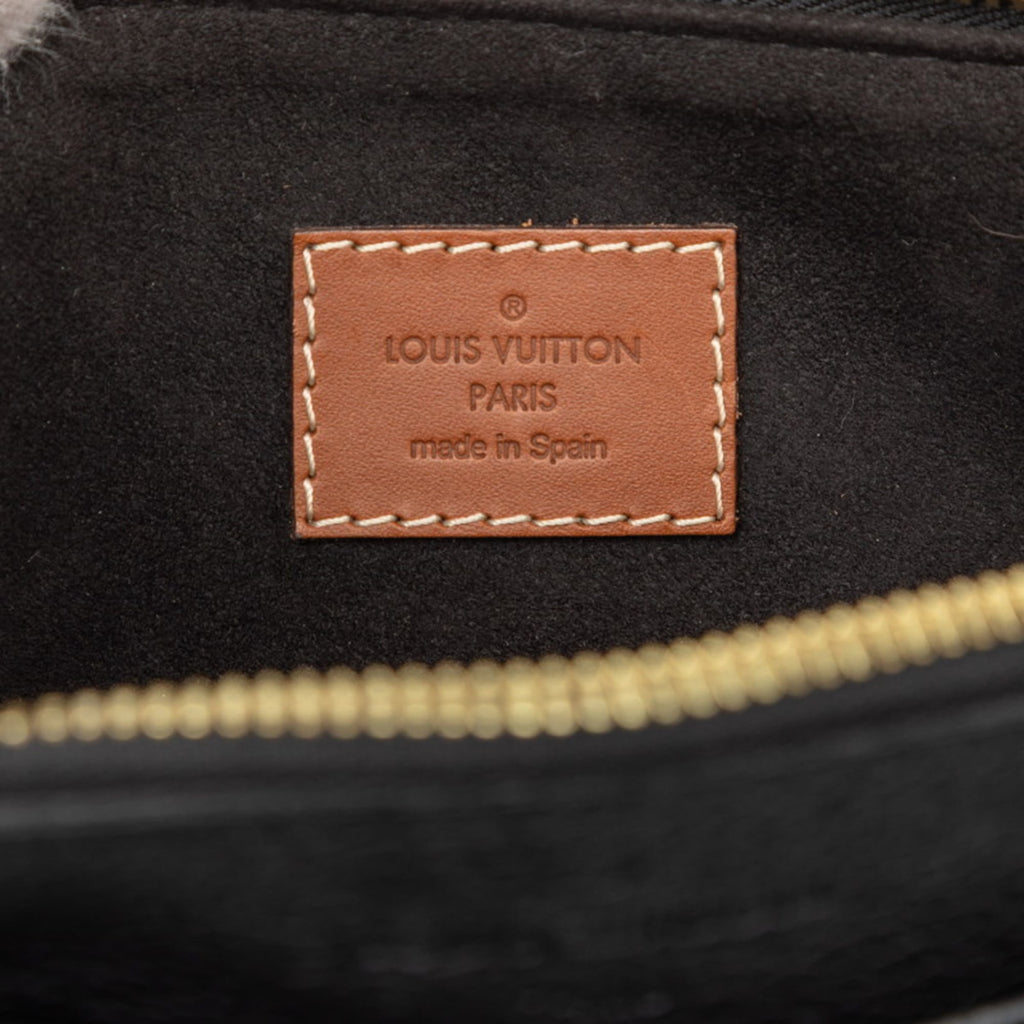 Louis Vuitton Black Brown Monogram Monogram Handbag Shoulder Bag (Pre-Owned)